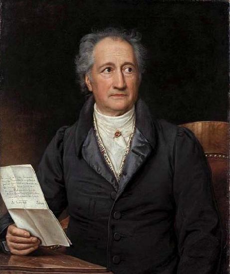 Joseph Stieler Johann Wolfgang von Goethe oil painting picture